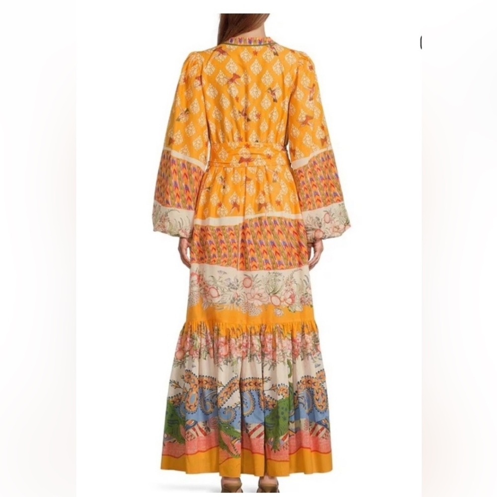 A Loves A NWT Marigold Vibrant Multicolor Maxi Dress, sizes Small and XS. - Picture 2 of 8